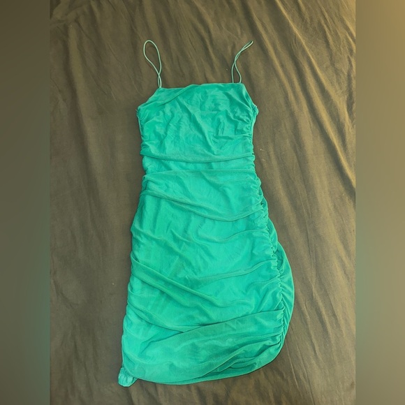 Hello Molly Favorite Things mini dress in green - Picture 4 of 12
